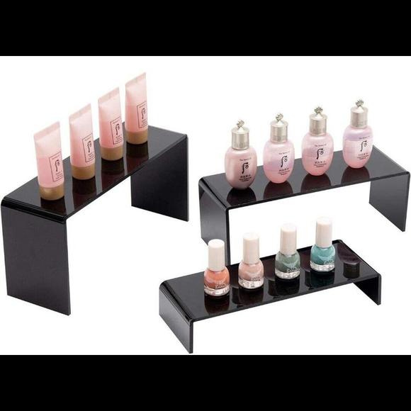 Kitchen | 6 Pc Black Acrylic Display Risers Showcase For Shoe Risers ...